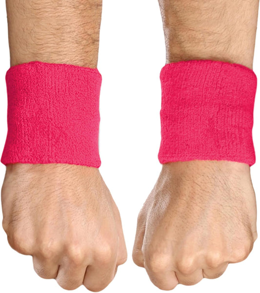 Sports Sweatbands - Arm Bands for Wrists, Sweat Absorption for Men & Women