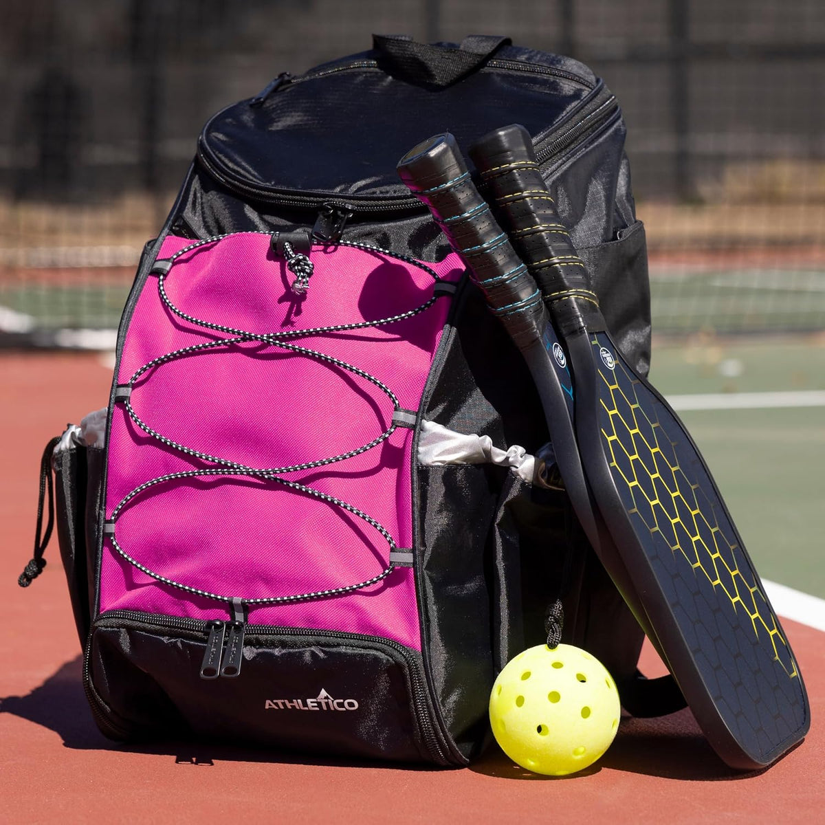 35L Pickleball Backpack - Pickleball Bags for Men or Women Includes Pickleball Ball Holder