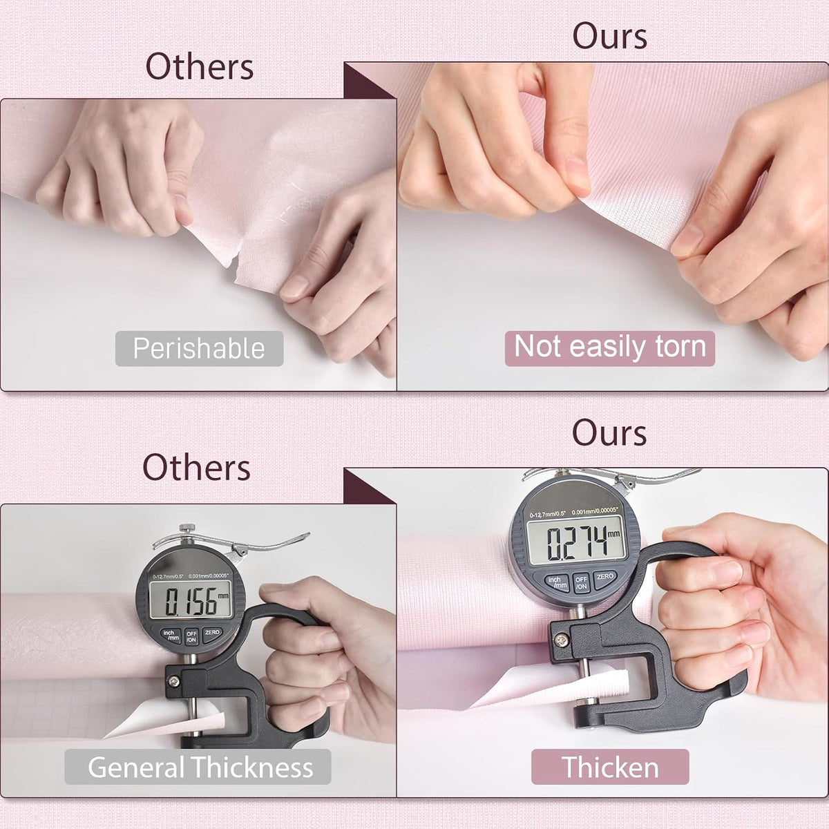 Pink Contact Paper Light Pink Wallpaper Peel and Stick 15.7" x 78.7"