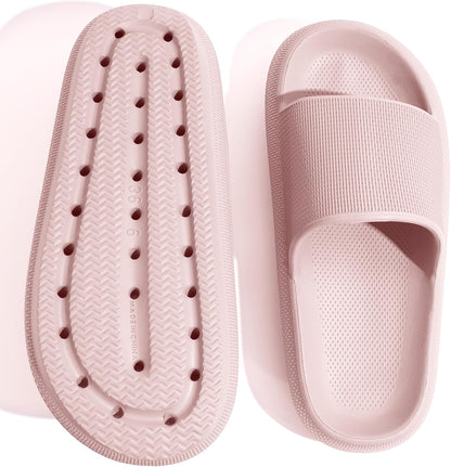 Cloud Slides for Women and Men Pillow Slides Slip-Resistant Shower Shoes Recovery Slide Sandals Cushioned Thick Pillow Slippers Comfort Indoor and Outdoor Slide