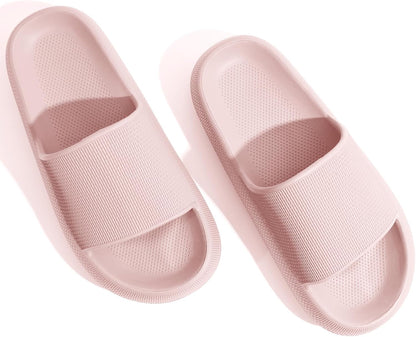 Cloud Slides for Women and Men Pillow Slides Slip-Resistant Shower Shoes Recovery Slide Sandals Cushioned Thick Pillow Slippers Comfort Indoor and Outdoor Slide