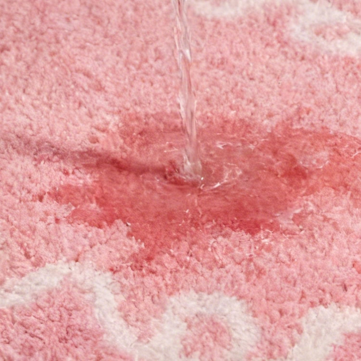Pink Heart Bow Bathroom Mat Coquette Non Slip Heart Shaped Bow Rug Cute Girly Carpet Room Decor Microfiber Absorbent Bath Rug for Bathroom Bathtub Shower Bedroom (Pink)