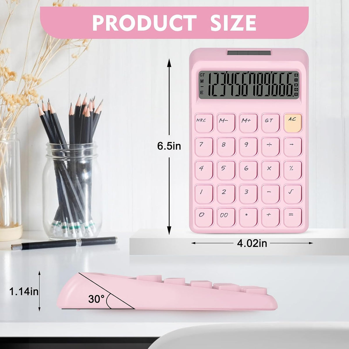 Cute Calculator, Calculators Desktop, Pink Calculator Big Buttons