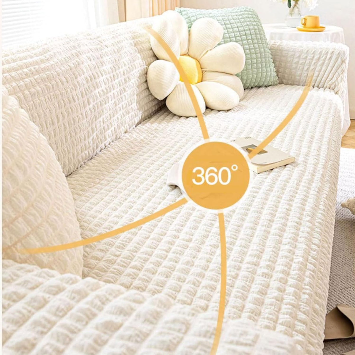 Machine Washable Sofa Slipcovers, Soft Couch Blanket Cover Stretch, Sofa Covers Washable Sectional L Shape, Couch Covers for Sofa with Chaise (Pink 1 Seat)