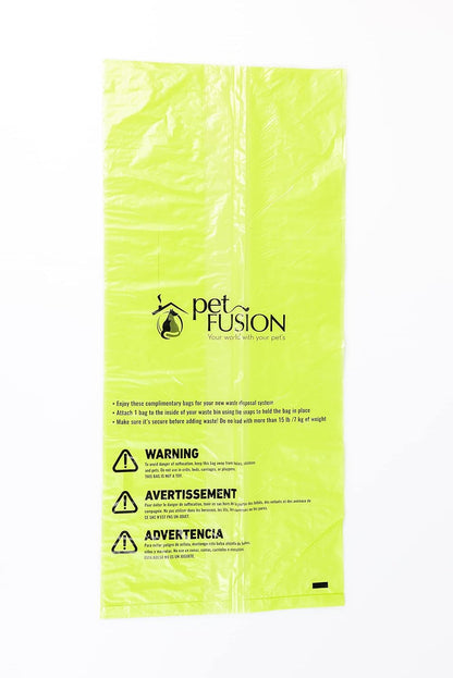 PetFusion Replacement Waste Bags Cat Litter Disposal & Outdoor Waste Disposal. Easily Holds 10+lbs. Durable Leakproof Dog Poop Bags