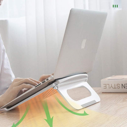 Laptop Stand for Desk Stable Foldable Adjustable Multi-Angle Desktop Holder