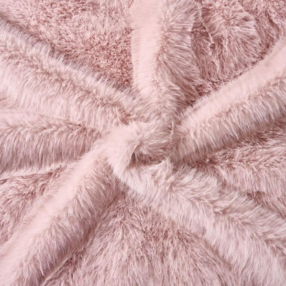 Luxury Fluffy Faux Fur Throw Blanket,Thick Fluffy Silky Fuzzy Cozy Blanket,Plush Blankets for Couch, Sofa, Chair, Bed-Pink,50x60 Inches