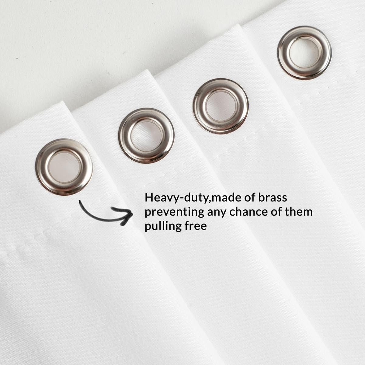 Ombre Pink and White Shower Curtain Liner,Waterproof Fabric Shower Curtain with 3 Weighted Magnets, Odorless Cloth Lightweight Bathroom Curtain,Sturdy Rustproof Grommets,72 x 72