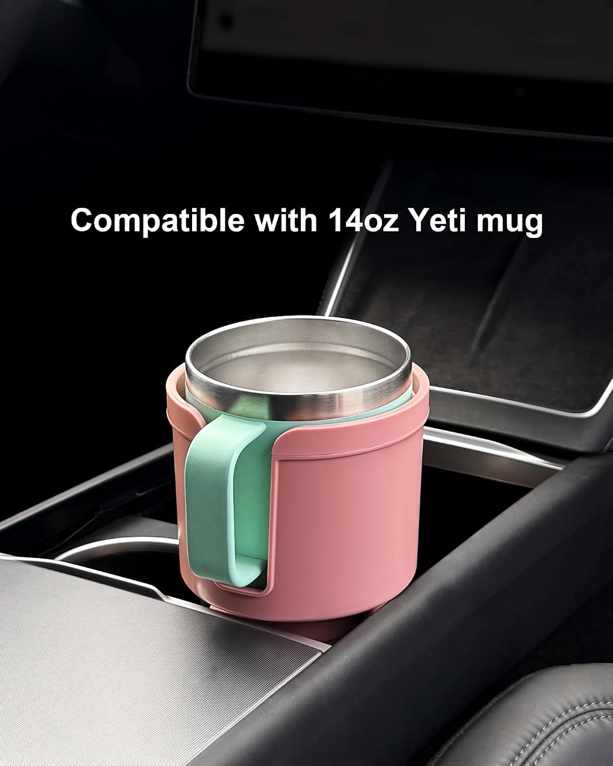 Car Cup Holder Expander for 32-46oz Large Bottles & Tumblers