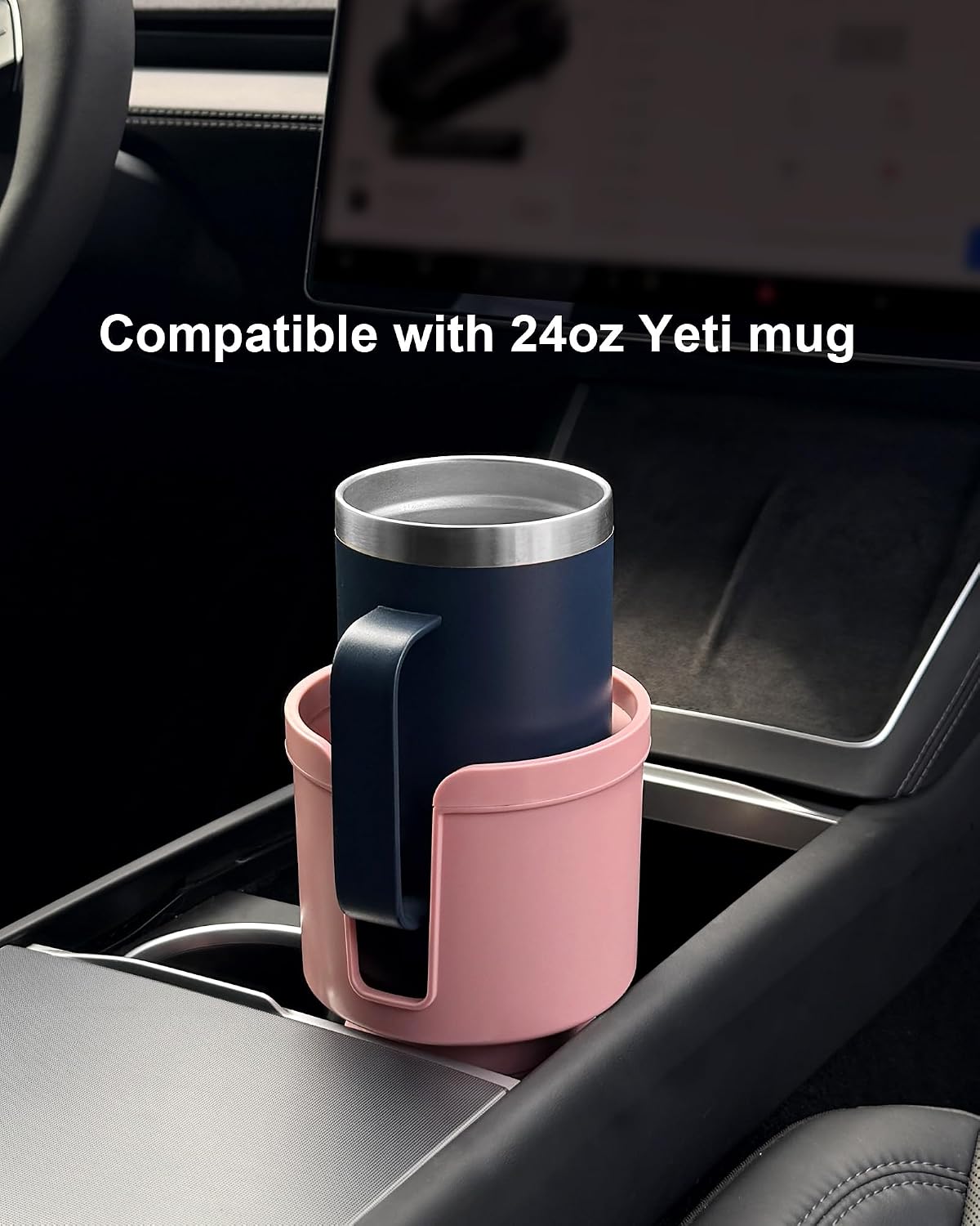 Car Cup Holder Expander for 32-46oz Large Bottles & Tumblers