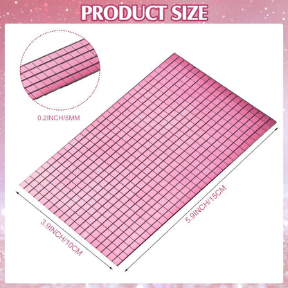 7200 Pieces Pink Disco Mirror Tile Self-Adhesive Mirrors Mosaic Tile
