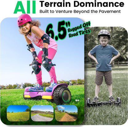 Hoverboard G13 All-Terrain Off-Road Bluetooth LED Lights for Kids