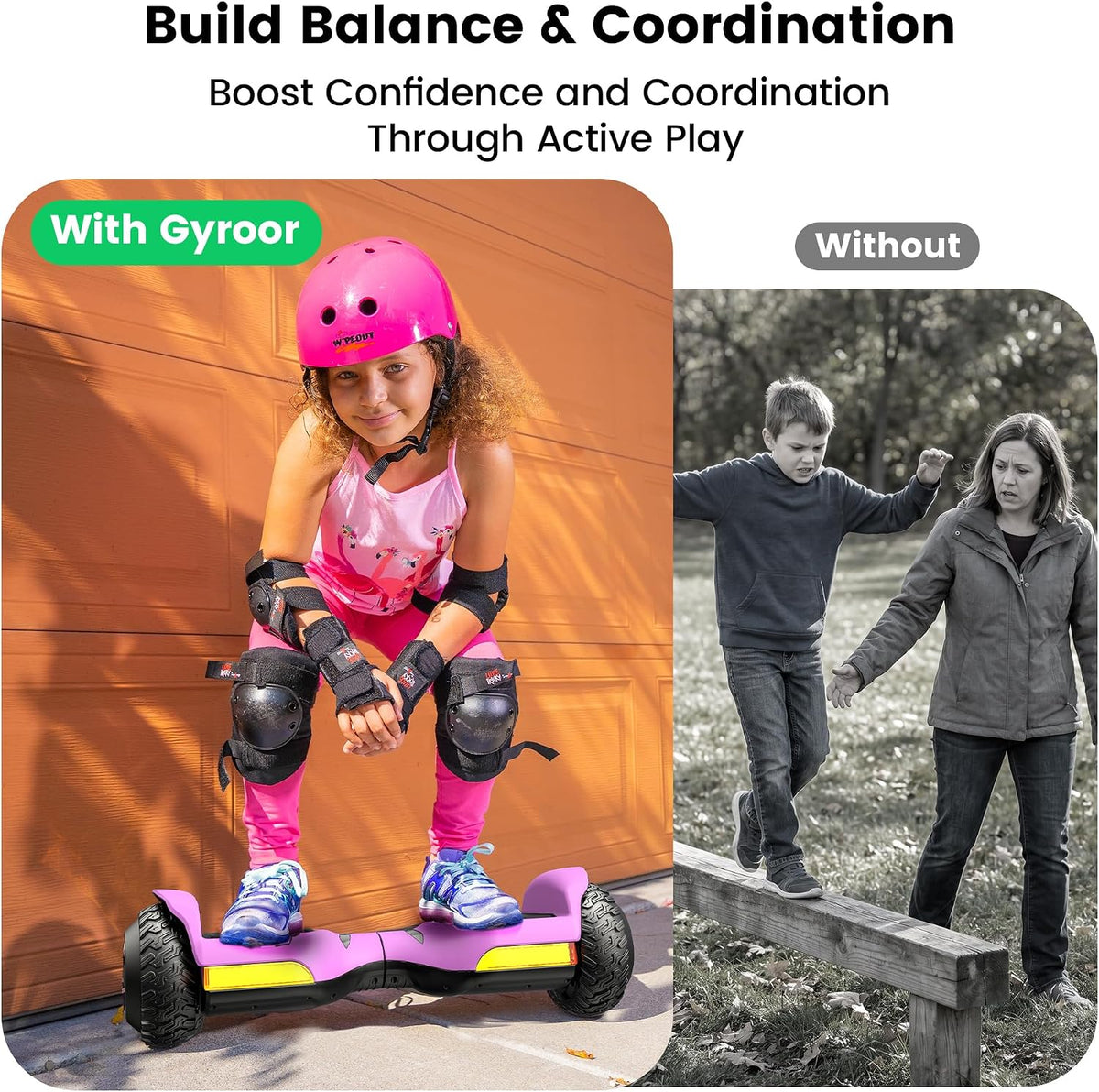 Hoverboard G13 All-Terrain Off-Road Bluetooth LED Lights for Kids