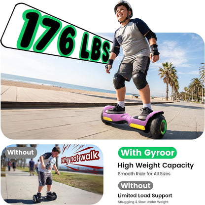 Hoverboard G13 All-Terrain Off-Road Bluetooth LED Lights for Kids