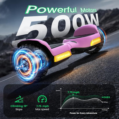 Hoverboard G13 All-Terrain Off-Road Bluetooth LED Lights for Kids