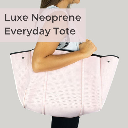 POPUPS Tote Bag, Everyday Neoprene Bags for Women - Pretty Pink