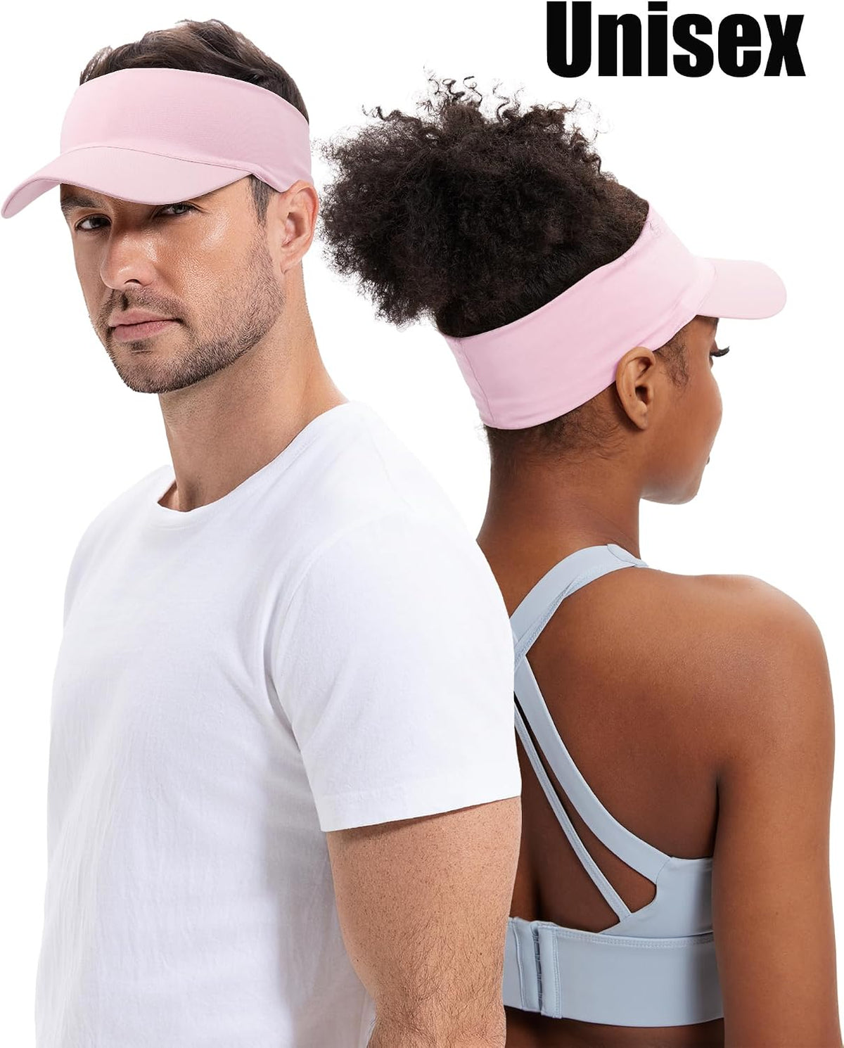 Cooling Stretchy Visor Hat for Women Men Summer Sports Sun Visors