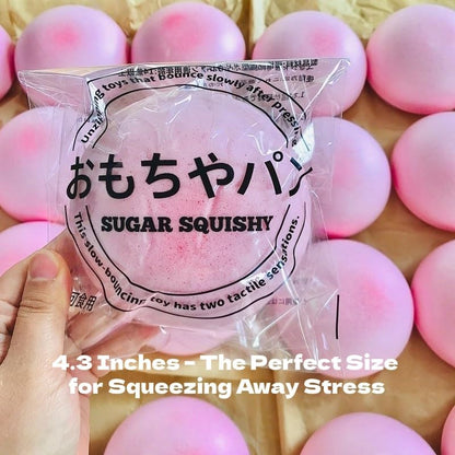 Sticky Bread Slow Rising Squishy, Super Soft Slow Rise Squishy Toys, Realistic Bread Shape Squeeze Toy, Pink Bread Food Squishies for Stress Relief (1 Pc)