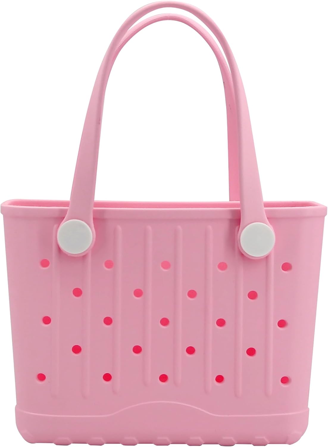 Rubber Tote Bag Small Beach Bag Waterproof Travel Bags Washable Tote Portable Handbag for Sports Beach Outdoor