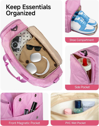 Teen Girl Gifts, Girls Duffle Bag, Dance Bag for Girls, Letter K