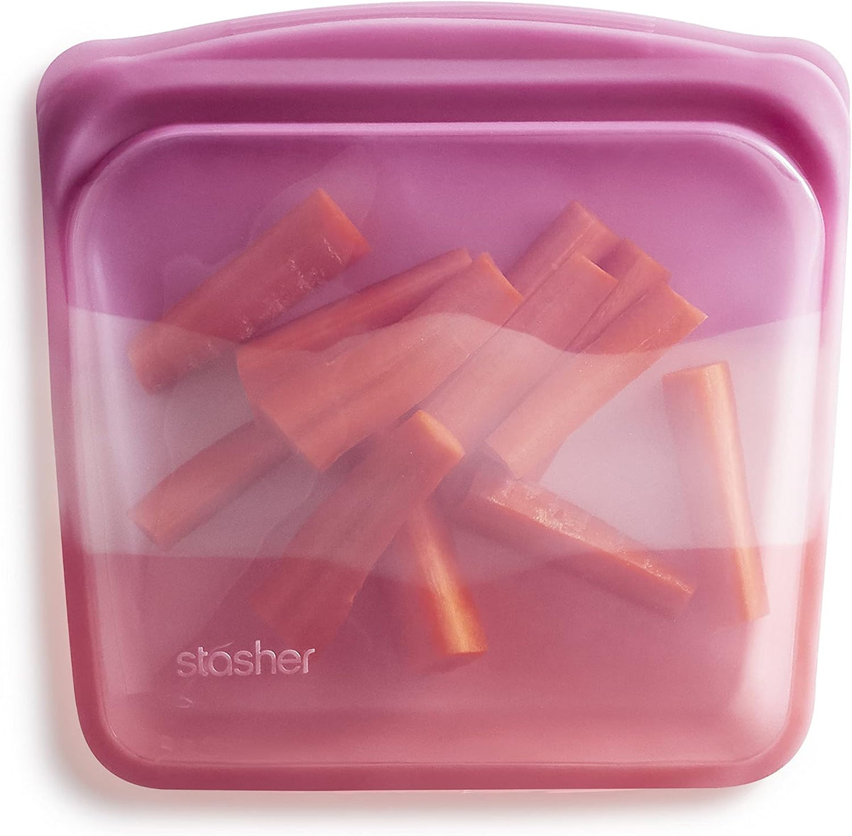 Premium Reusable Silicone Sandwich Bag, Coral Triangle, 28 oz