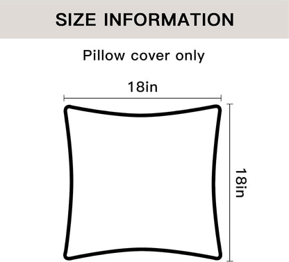 Set of 4 Soft Corduroy Decorative Throw Pillow Covers 18x18 Square Striped Boho Pillow Cases for Sofa Couch Bedroom Living Room Home Decor Cushion Cover, Sage Green/Light Pink/Yellow/Orange