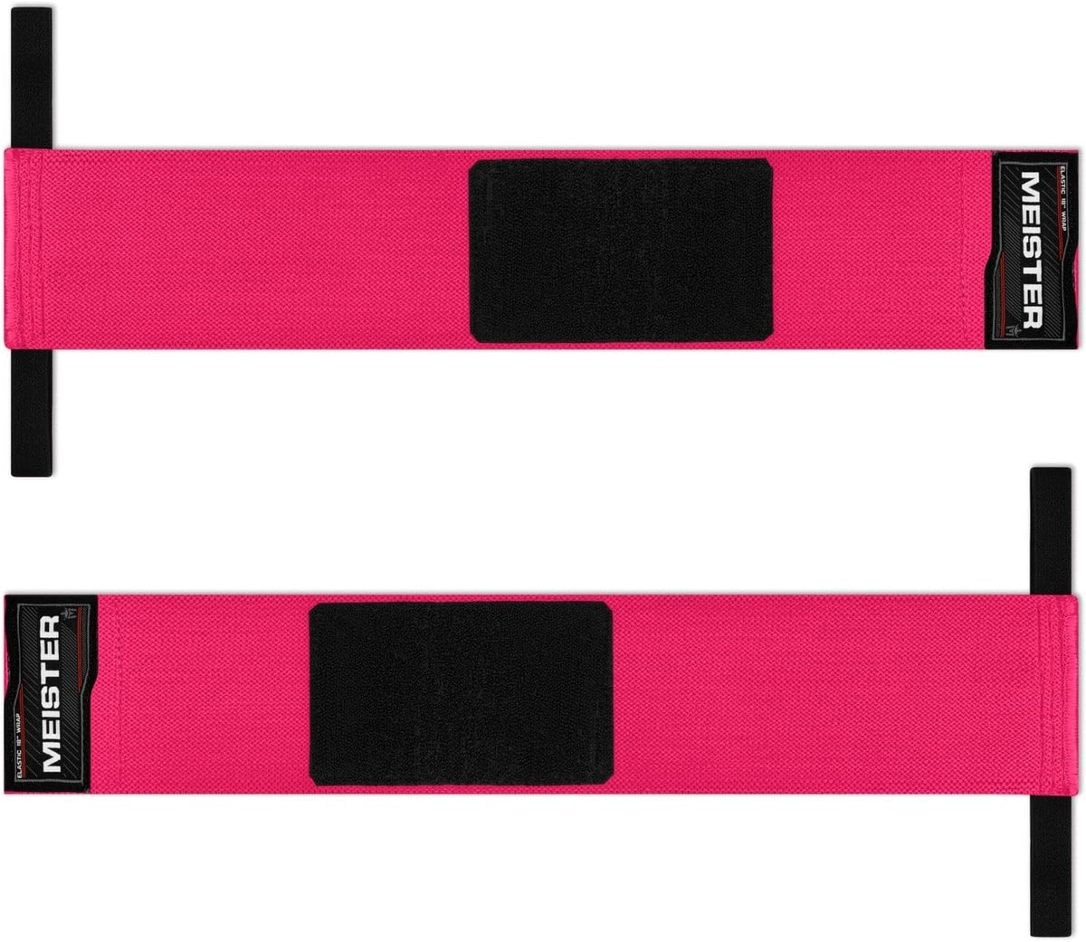 18" Elastic Wrist Wraps - Heavy-Duty Support for Weightlifting, Strength & Cross Training