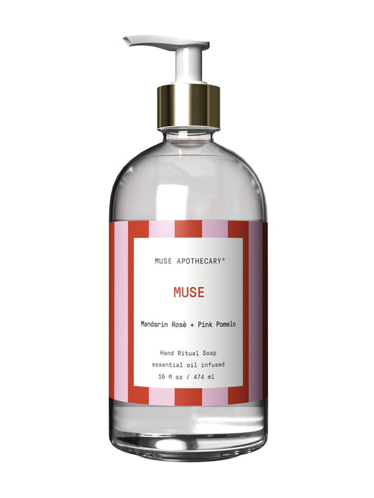 Hand Ritual - Aromatic and Nourishing Hand Soap, Infused with Natural Aromatherapy Essential Oils - Great Valentine's Day Gift - 16 oz, Mandarin Rosè + Pink Pomelo