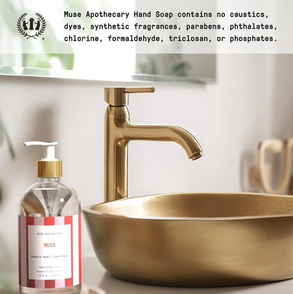 Hand Ritual - Aromatic and Nourishing Hand Soap, Infused with Natural Aromatherapy Essential Oils - Great Valentine's Day Gift - 16 oz, Mandarin Rosè + Pink Pomelo