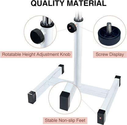 Pedicure Foot Rest,Height Adjustable,Non-Slip for Nail Tech Massage Salon