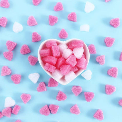300PCS Gift Box Filler Shreds, 15x10 mm Pink Heart Shaped Foam for Wedding Party Home Decoration Material Packing Wedding Flower DIY Basket Filling