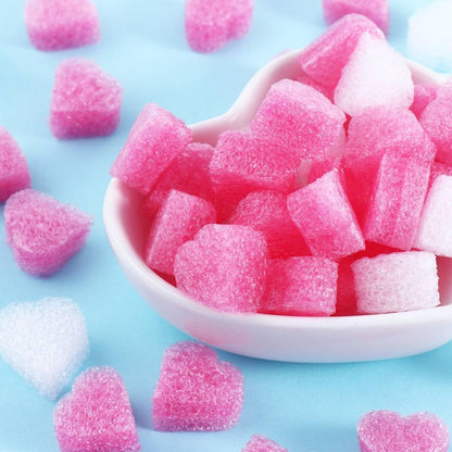 300PCS Gift Box Filler Shreds, 15x10 mm Pink Heart Shaped Foam for Wedding Party Home Decoration Material Packing Wedding Flower DIY Basket Filling