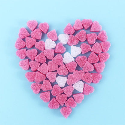 300PCS Gift Box Filler Shreds, 15x10 mm Pink Heart Shaped Foam for Wedding Party Home Decoration Material Packing Wedding Flower DIY Basket Filling