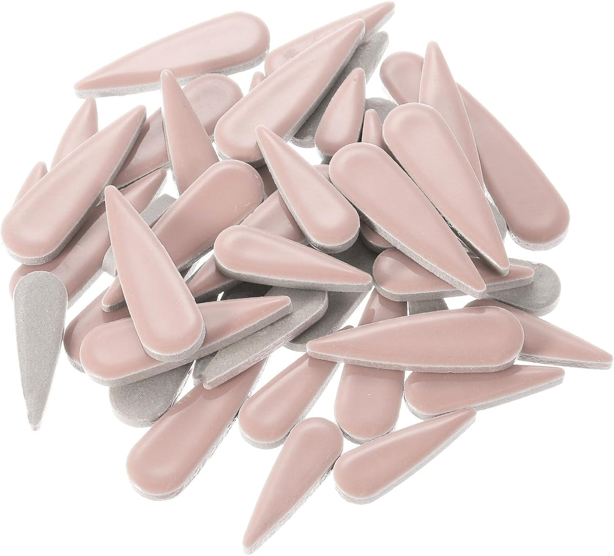 Petal Mosaic Tiles 100g Tear Drop Porcelain Pink
