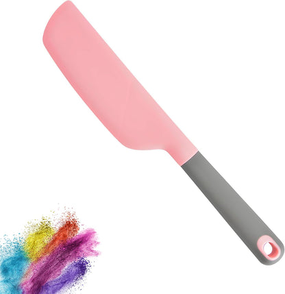 13 in Large Silicone Spatula, Dough Scraper(Pink, long)