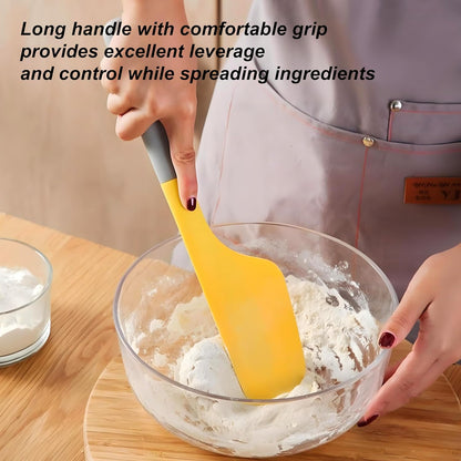13 in Large Silicone Spatula, Dough Scraper(Pink, long)