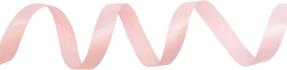 Light Pink Polyester Ribbon 5/8 Inch, 50 Yards, Single-Faced Shiny, Perfect for DIY Crafts, Wedding Decoration, Gift Wrapping and Flower Art (Light Pink)
