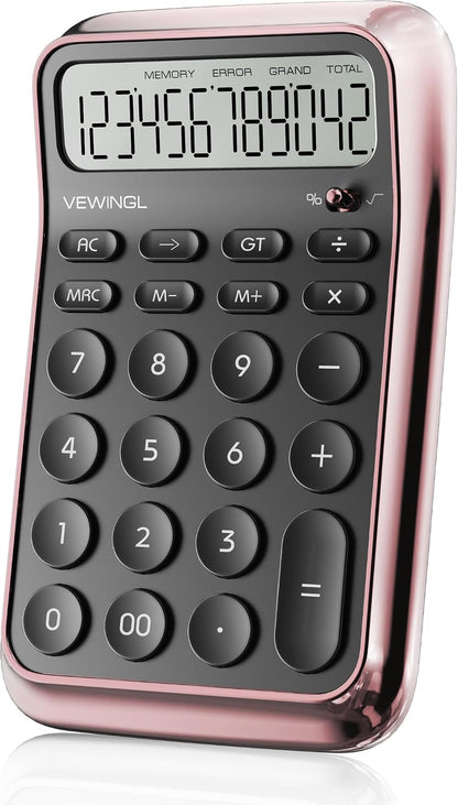 Desktop Calculator, 12 Digit HD Display with% Key