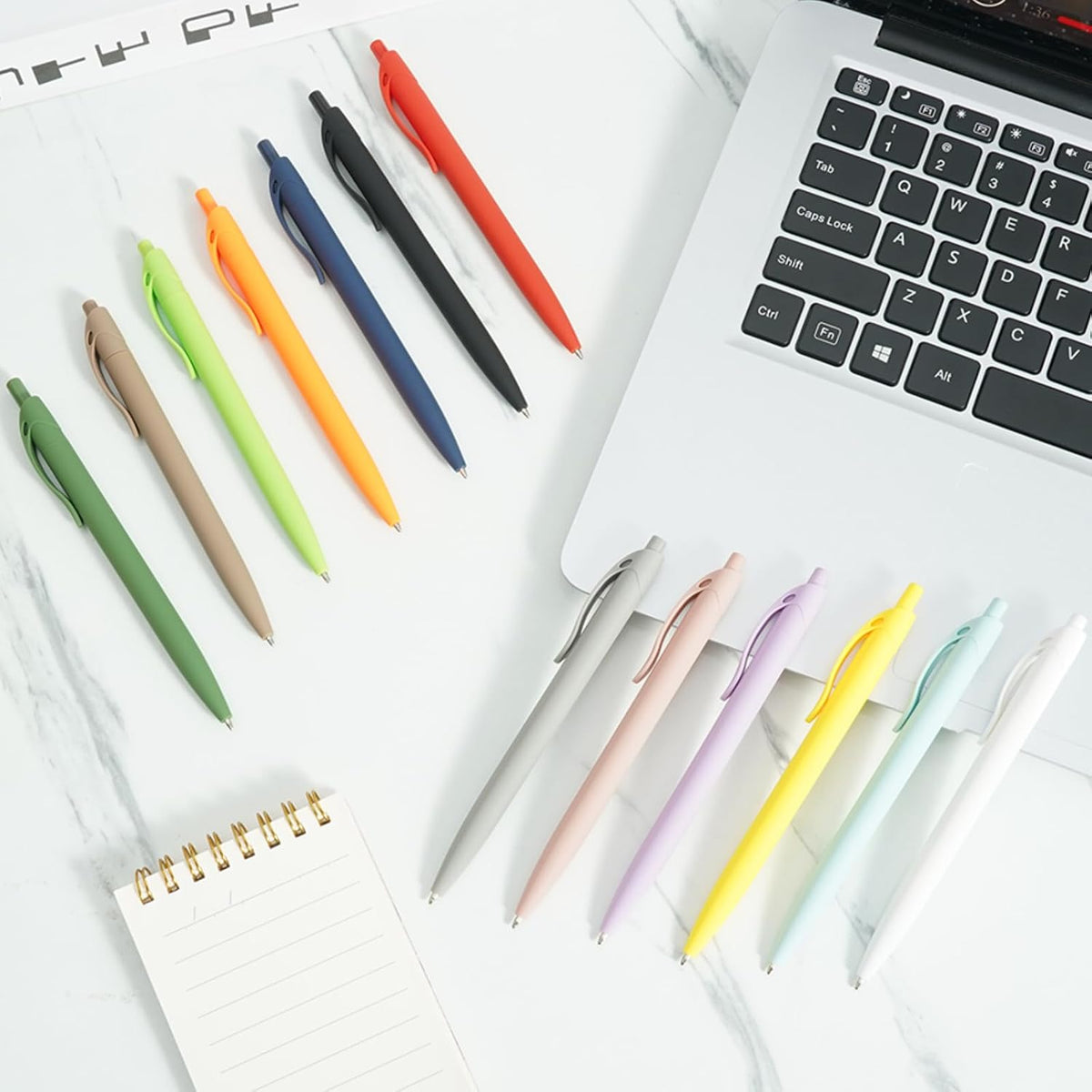 BallPoint Pens, 50 Pack (BLACK Ink),Bulk Pens, Pale Dogwood Pink Barrel,Click Pens for Office Home and School, Retractable Ballpoint Pens, Medium Point, 1.00MM (Pale Dogwood Pink)
