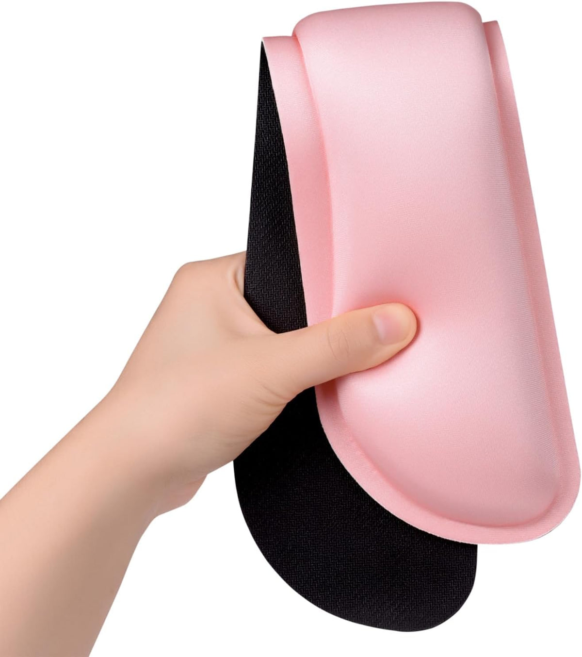 Enlarge Keyboard Wrist Rest, Memory Foam Keyboard Wrist Cushion for Computer Desk Mats Support, Typing Pain Relief Ergonomic Mouse Pad Rests with Non-Slip Base for Gaming, Laptop, Rose Pink
