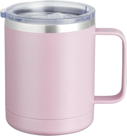 Coffee Mug With Handle,Coffee Tumbler,Coffee Cup… (1, Pink)