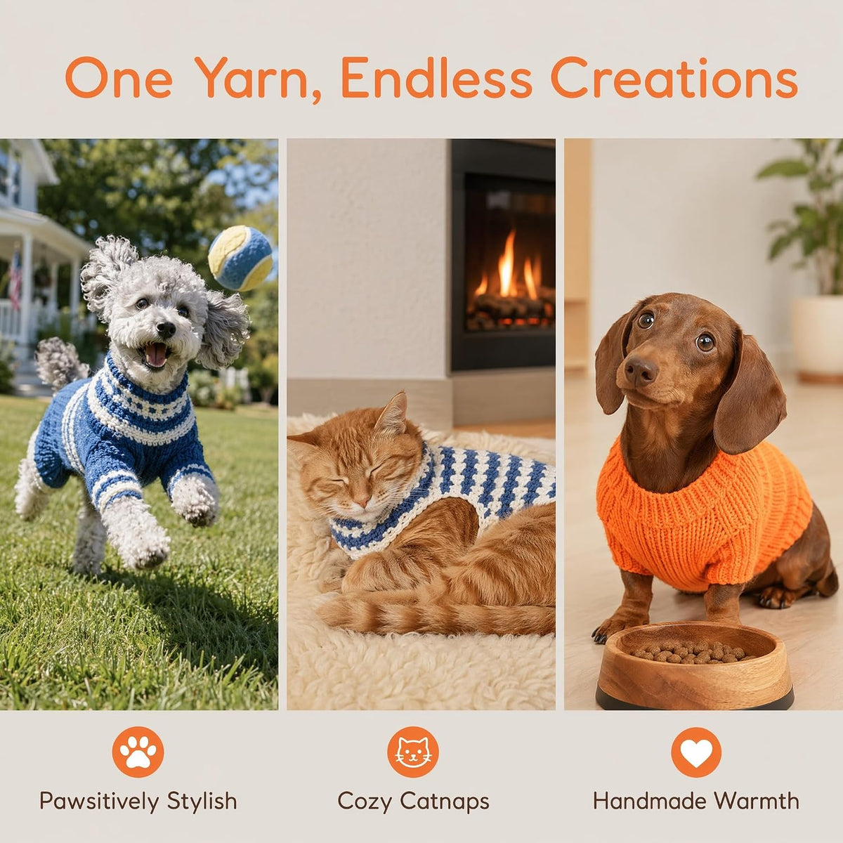 Soft Peach Pink Yarn 1008 Yards - 3 Pack Acrylic Yarn of 200g/7.5oz - 4 Medium (Worsted) - Crocheting, Knitting, Amigurumi, Craft