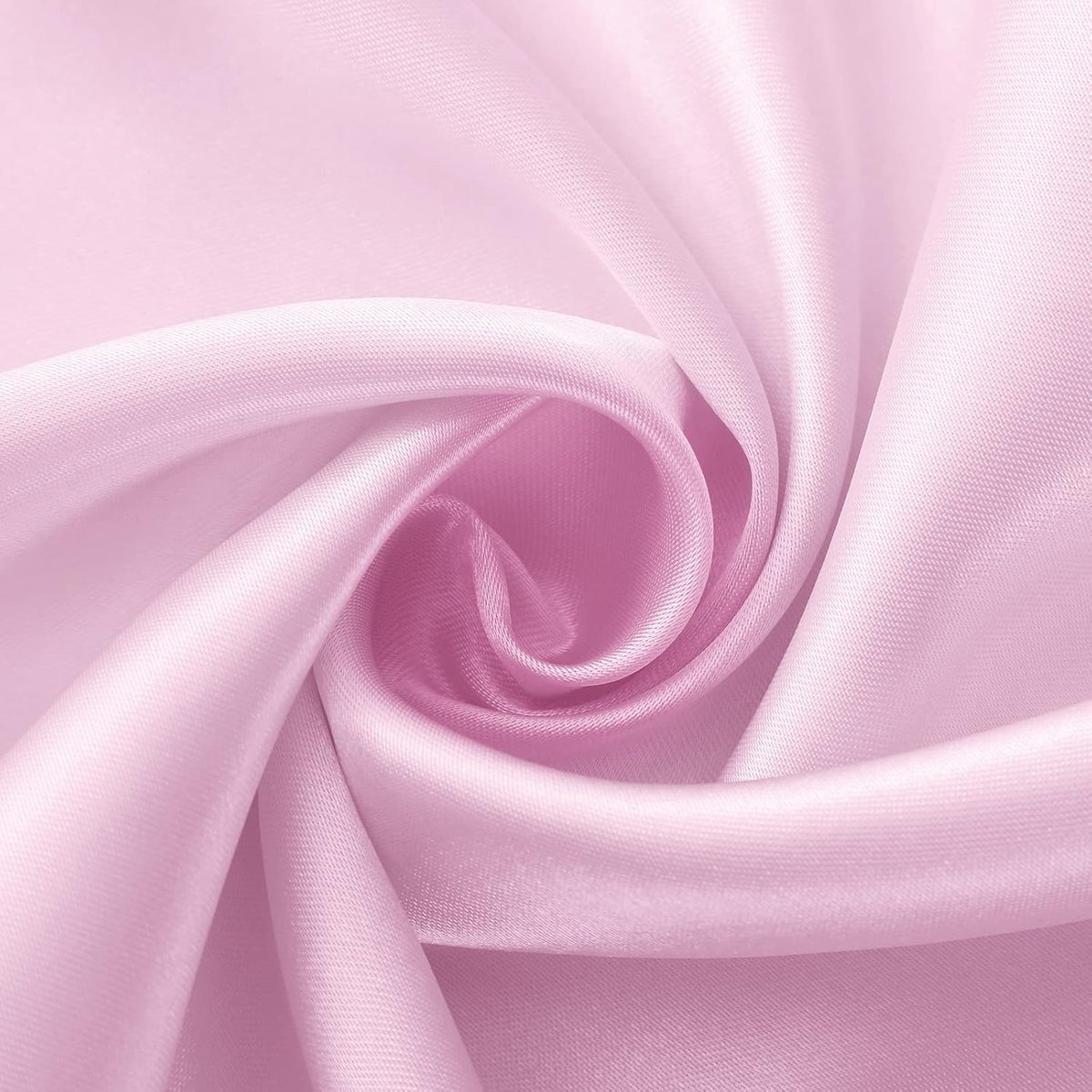 6 Pack Satin Runners 12 x 72 Inch, Light Pink