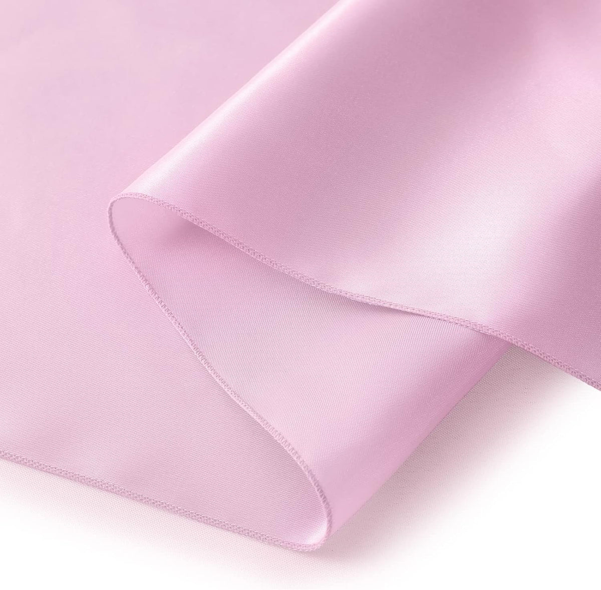 6 Pack Satin Runners 12 x 72 Inch, Light Pink