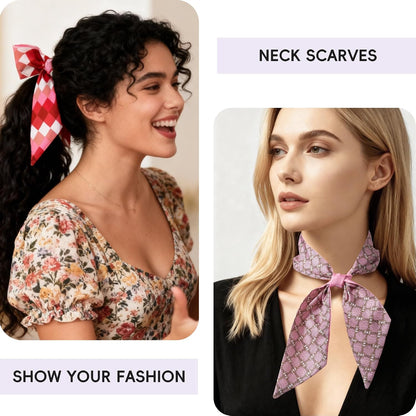 6 Pack Fashion Scarves for Women, Versatile Boho Head Scarf