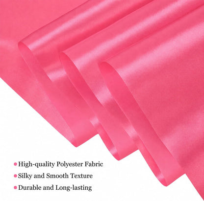 Wide Peach Pink Satin Ribbon 8 Inch x 25Yards Large Ribbon for Cutting Ceremony Grand Opening Chair Sash Table Large Bows Wedding Party Decoration
