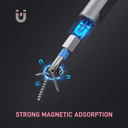 42 in 1 Magnetic Ratcheting Screwdriver Set, T Handle Allen Wrench Set