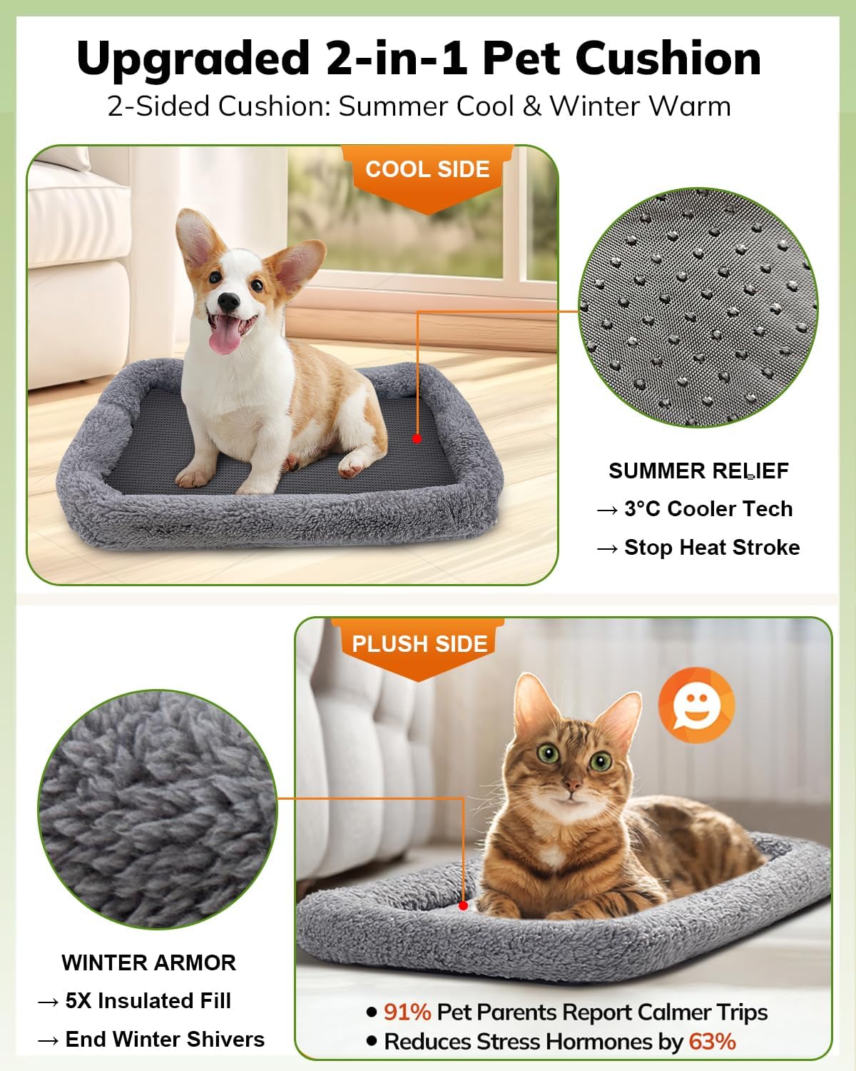 Cat Carrier Soft for Large Medium Cats and Puppy up to 20lbs