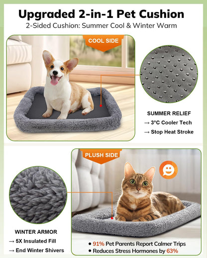 Cat Carrier Soft for Large Medium Cats and Puppy up to 20lbs