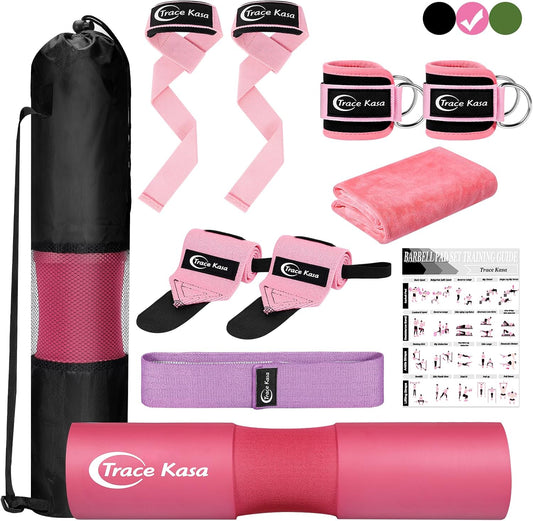 Barbell Pad Set: 10 PCS Gym Equipment Accessories